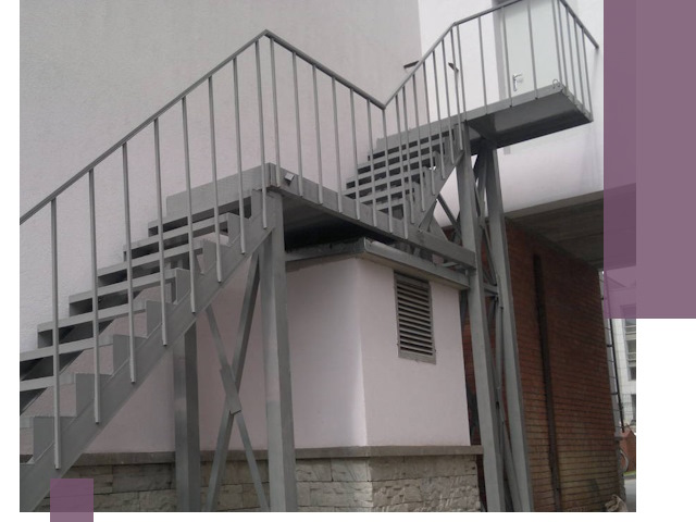 Монтаж пожарных лестниц под ключ в Белорецке с гарантией качества