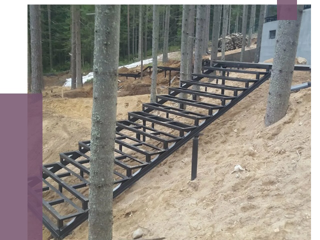 Монтаж металлических лестниц в Белорецке от 13432 руб. 