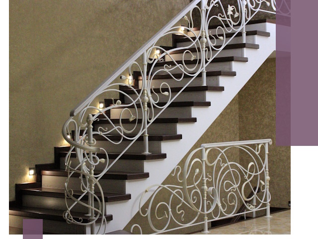 Кованые лестницы под ключ в Белорецке — изготовление и монтаж