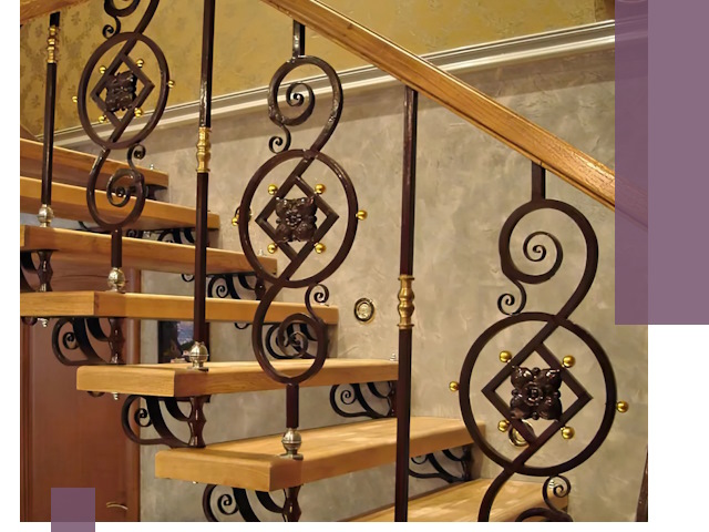 Изготовление кованых лестниц под ключ в Белорецке