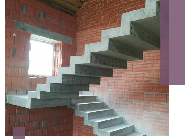 Бетонные лестницы под ключ в Белорецке: монтаж, демонтаж, ремонт