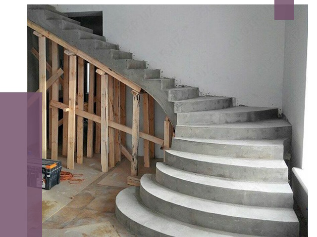 Изготовление бетонных лестниц под ключ в Белорецке от 19767 руб. | ПРОЛЁТ-Блр