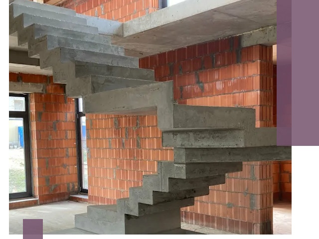 Изготовление бетонных лестниц под ключ в Белорецке