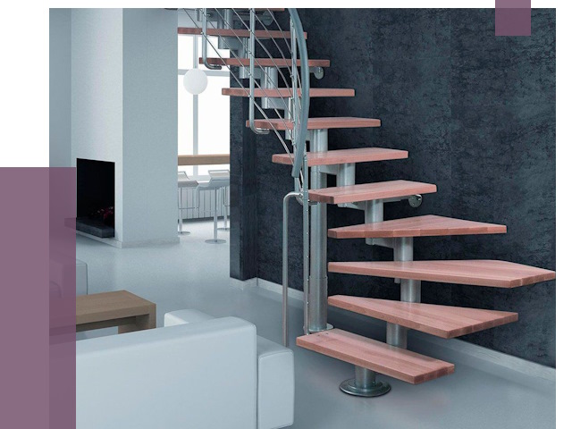 Модульные лестницы в Белорецке от 16726 руб. — купить в ПРОЛЁТ-Блр