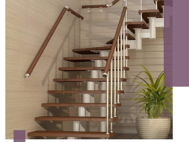 Изготовление модульных лестниц под ключ в Белорецке