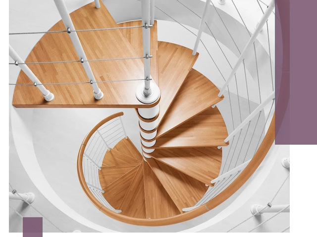 Изготовление винтовых лестниц под ключ в Белорецке