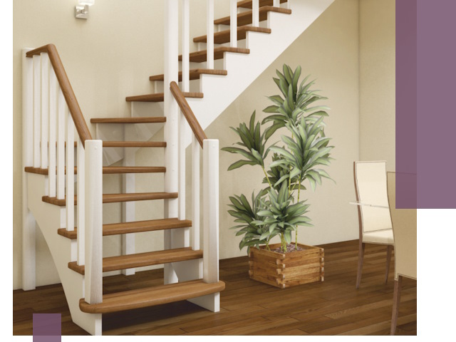 Г-образные лестницы под ключ в Белорецке — изготовление и монтаж