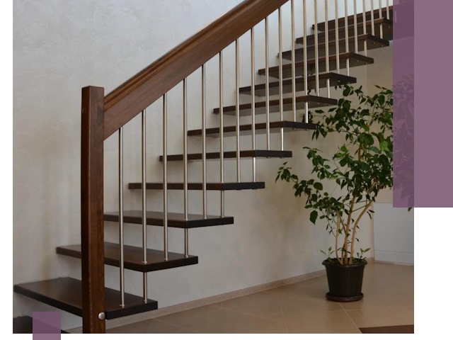 Лестницы на больцах под ключ в Белорецке – изготовление и монтаж