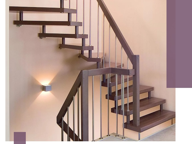 Изготовление лестниц на больцах в Белорецке под ключ