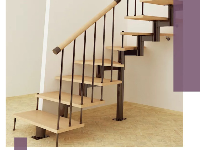 Монтаж лестниц на больцах в Белорецке — быстро и надежно