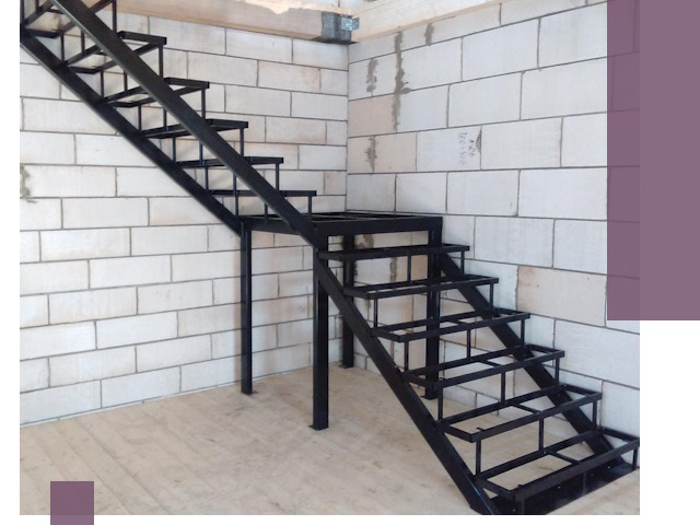 Лестницы на металлокаркасе под ключ в Белорецке — изготовление и монтаж