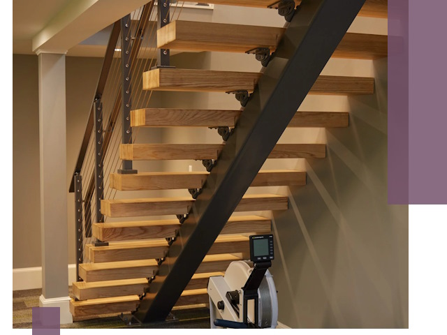 Лестницы на монокосоурах под ключ в Белорецке - изготовление и монтаж