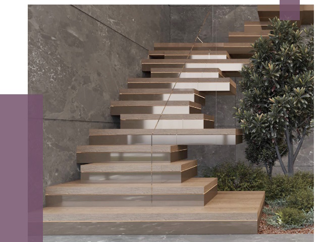 Современные лестницы в Белорецке от 13685 руб. | ПРОЛЁТ-Блр