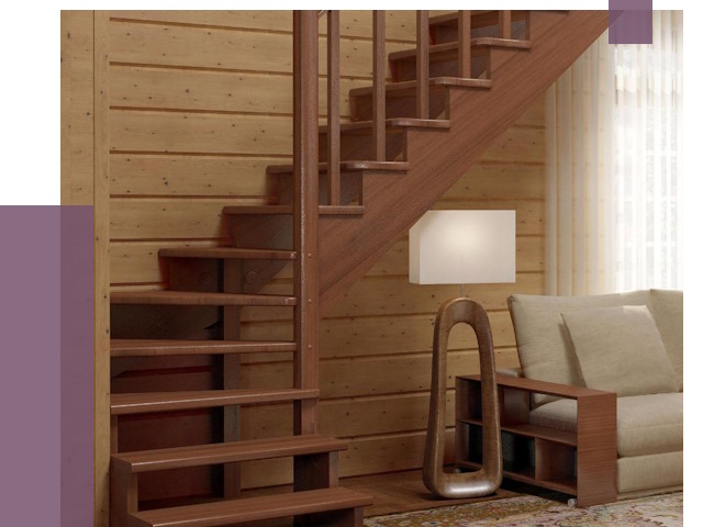 Лестницы эконом класса в Белорецке от 18095 руб. бюджетные решения