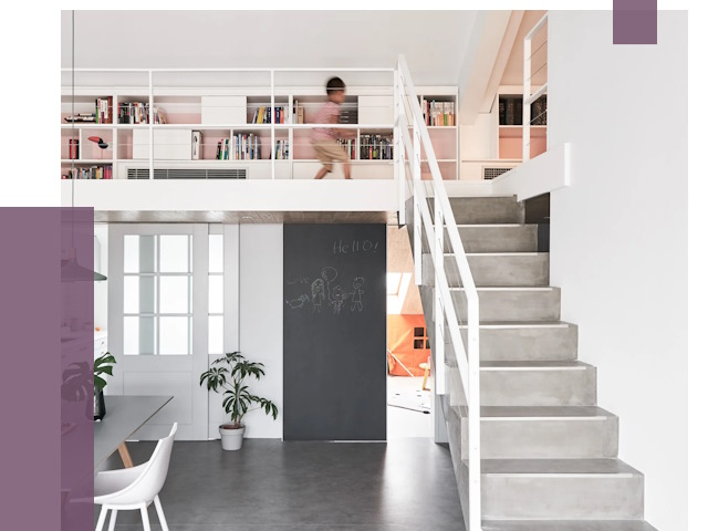 Лестницы для двухуровневой квартиры в Белорецке от 174863 руб. | ПРОЛЁТ-Блр