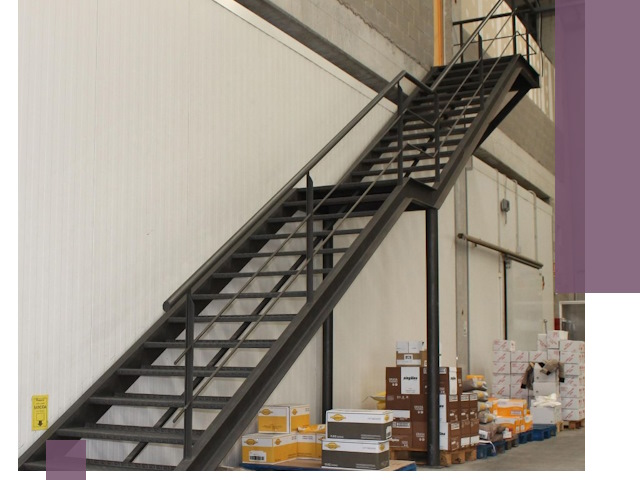 Лестницы для производства в Белорецке — изготовление и монтаж