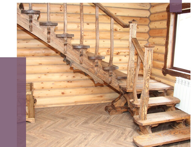 Лестницы в баню в Белорецке от 18956 руб. — изготовление | ПРОЛЁТ-Блр