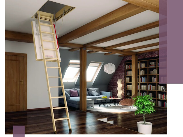 Чердачные лестницы под ключ в Белорецке: изготовление и монтаж