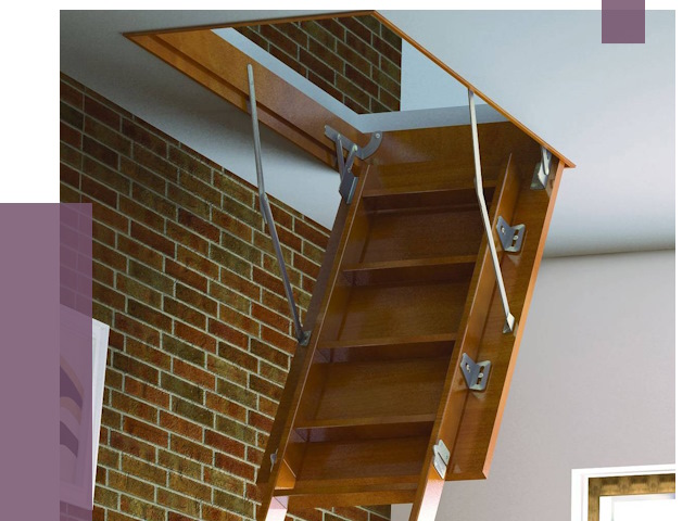 Установка чердачной лестницы в Белорецке от 7755 руб. | ПРОЛЁТ-Блр