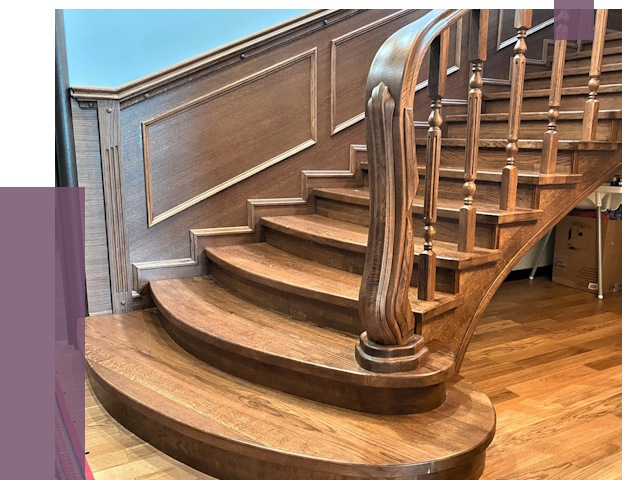 Дубовые лестницы под ключ в Белорецке от 174863 руб. — ПРОЛЁТ-Блр