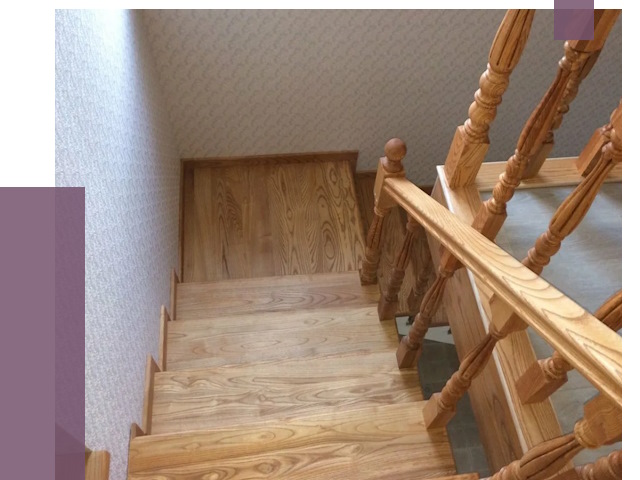 Сосновые лестницы в Белорецке под ключ от 8008 руб.  | ПРОЛЁТ-Блр