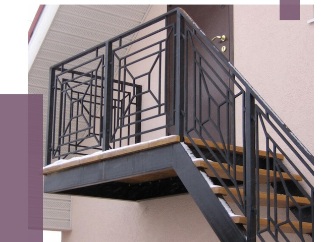 Металлические перила в Белорецке от 4258 руб.  | ПРОЛЁТ-Блр