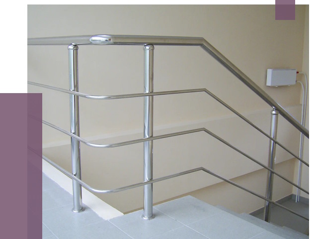 Алюминиевые перила в Белорецке от 6285 руб. под ключ | ПРОЛЁТ-Блр