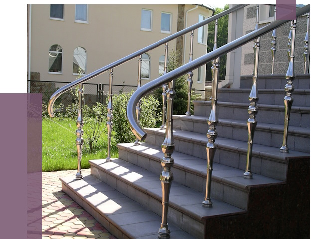 Перила для крыльца в Белорецке от 10644 руб. — монтаж ПРОЛЁТ-Блр