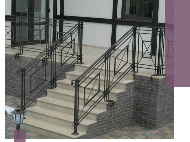 Перила для крыльца в Белорецке — монтаж, изготовление и установка