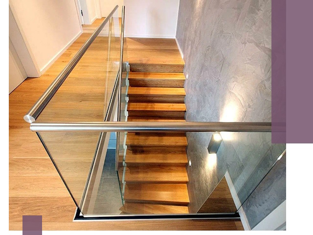 Перила для лестницы в доме — изготовление и монтаж в Белорецке