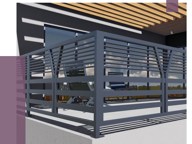 Изготовление балконных ограждений в Белорецке от 10644 руб. | ПРОЛЁТ-Блр