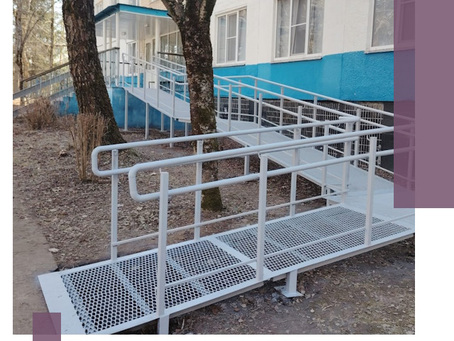 Пандусы под ключ в Белорецке: изготовление, монтаж и демонтаж