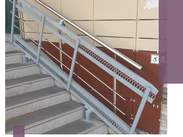 Изготовление откидных пандусов под ключ в Белорецке