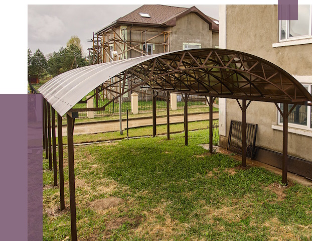 Демонтаж навесов в Белорецке от 4562 руб. — разборка и вывоз | ПРОЛЁТ-Блр