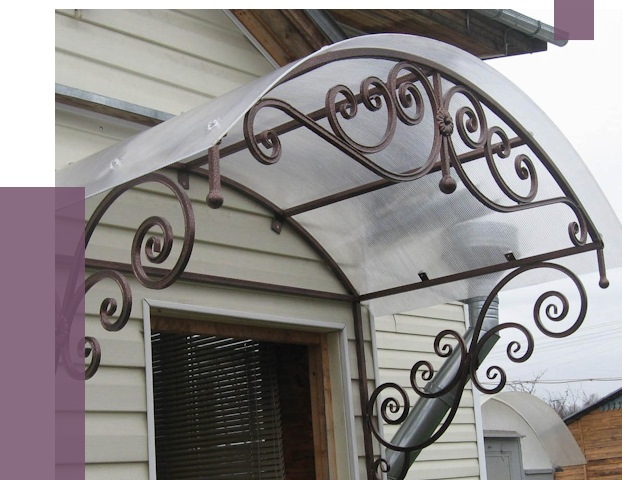 Изготовление козырьков в Белорецке от 7299 руб. — заказать | ПРОЛЁТ-Блр