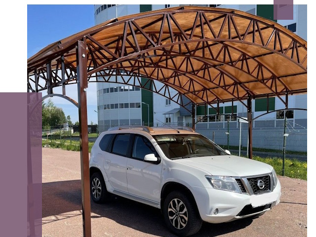 Недорогие навесы в Белорецке от 42575 руб. | ПРОЛЁТ-Блр