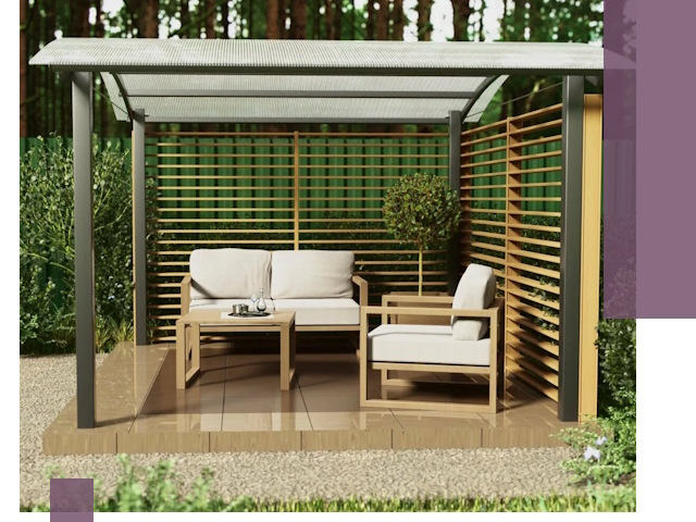 Навесы для дачи в Белорецке: изготовление, монтаж и демонтаж