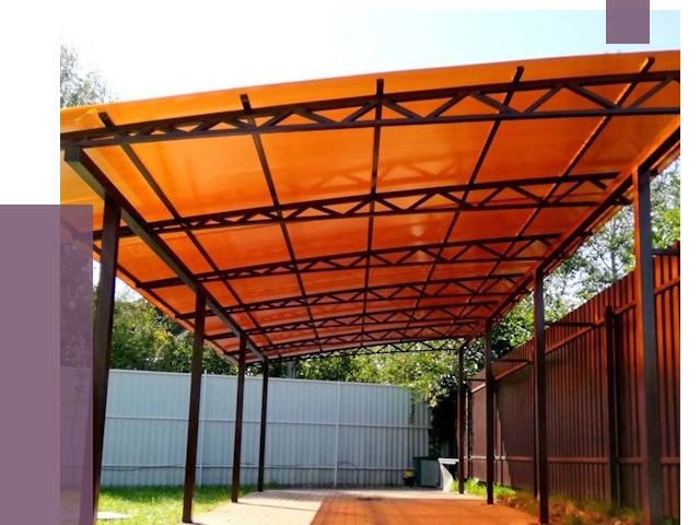 Односкатные навесы под ключ в Белорецке от 13026 руб. 