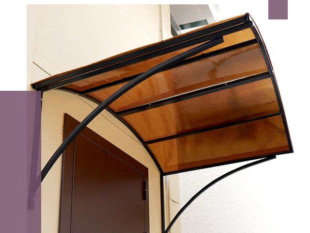 Недорогие козырьки в Белорецке от 7522 руб.  | ПРОЛЁТ-Блр