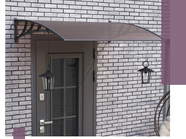 Недорогие козырьки и навесы под ключ в Белорецке