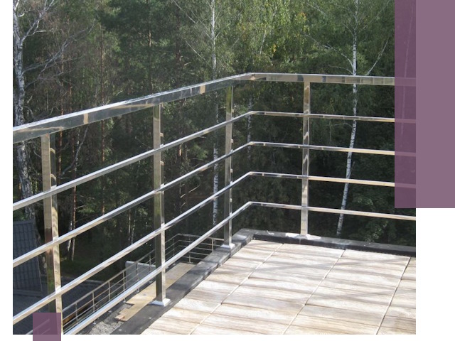 Парапеты из нержавеющей стали в Белорецке — изготовление и монтаж