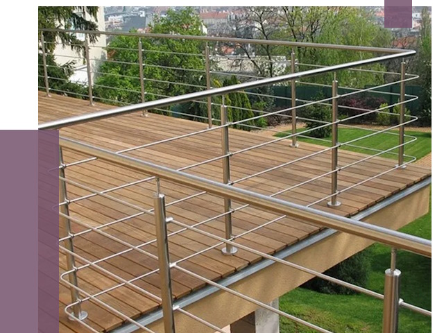 Алюминиевые парапеты в Белорецке под ключ от 7704 руб. 