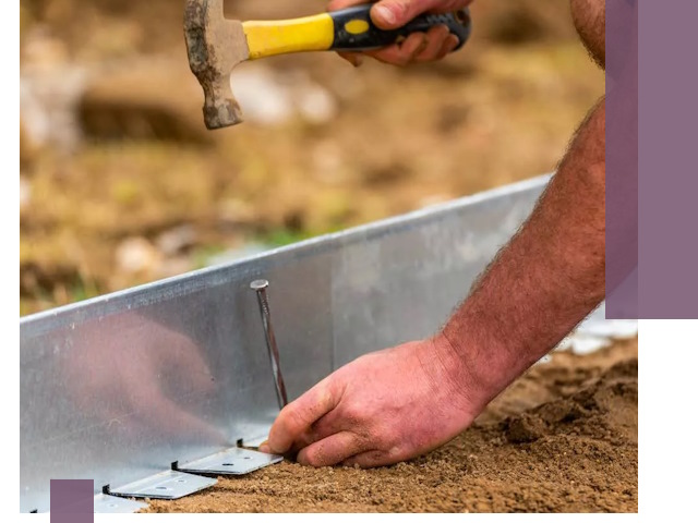 Монтаж металлических бордюров в Белорецке быстро и качественно