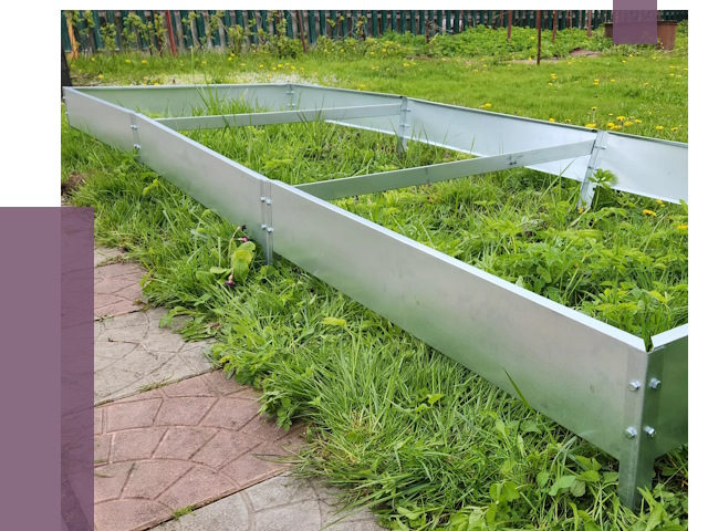 Металлические бордюры для грядок в Белорецке от 1774 руб. 