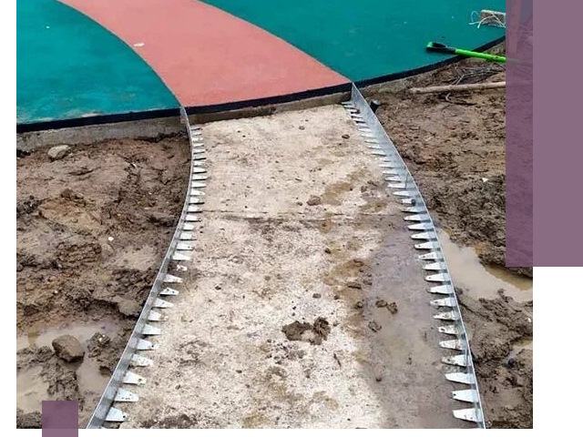 Металлические бордюры для дорожек в Белорецке — монтаж и изготовление