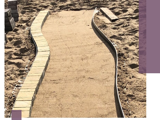 Металлические бордюры для тротуаров в Белорецке — прочные и долговечные