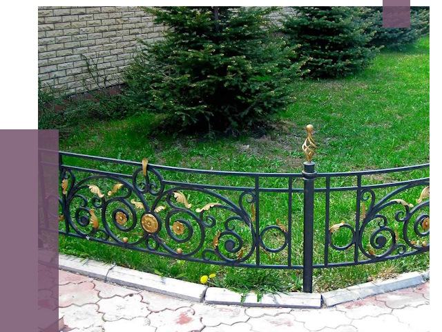 Кованые газонные ограждения в Белорецке от 7552 руб. — ПРОЛЁТ-Блр