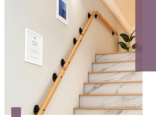 Поручни металлические и деревянные под ключ в Белорецке